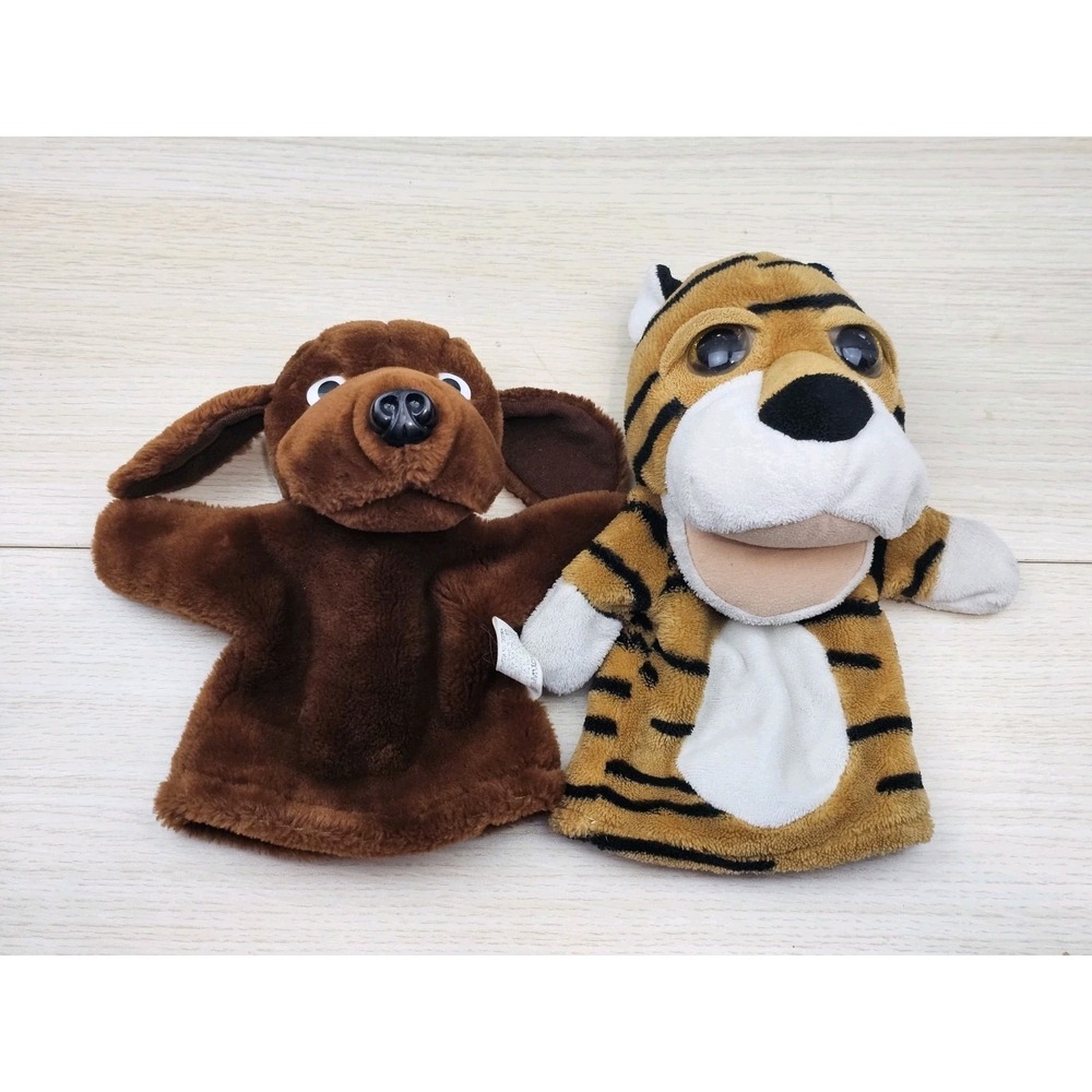 Vintage 1993 McGruff Crime Dog Hand Puppet + Tiger Commonwealth